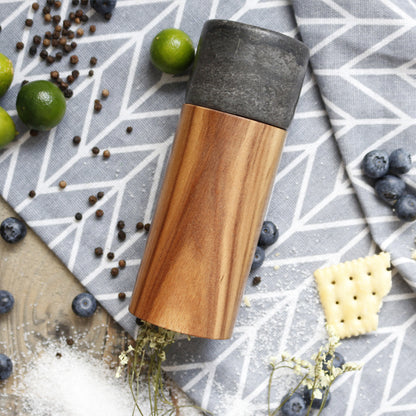 Marble &  Wood Seasoning Grinder