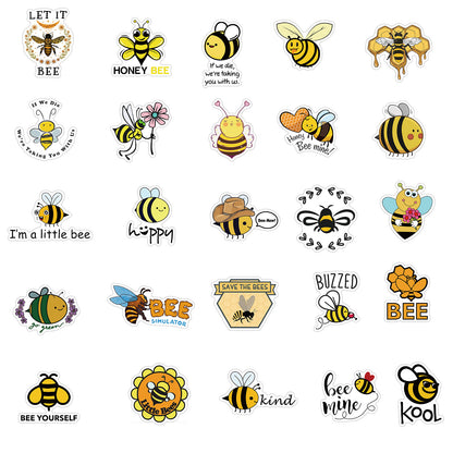 50 Inspirational Bee Doodle Stickers