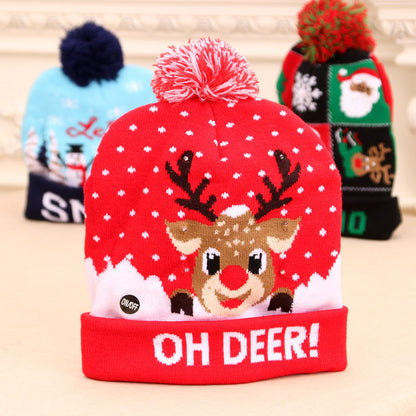 LED Light Up Knitted Beanie Hats