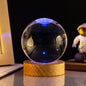 Crystal Ball Night Light: Milky Way, Solar System, Rain Cloud, Astronaut, Christmas, Whale, Heart, Jellyfish