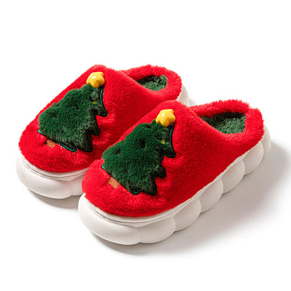 Cozy Christmas Tree Women's House Slippers