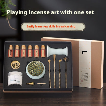 Brass Incense Making Tools, Incense Ash, and 6 Scents