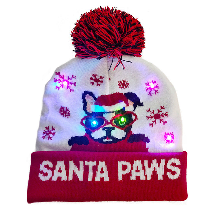 LED Light Up Knitted Beanie Hats