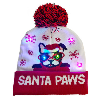 LED Light Up Knitted Beanie Hats