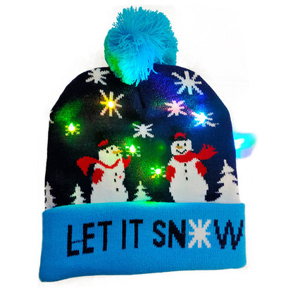LED Light Up Knitted Beanie Hats