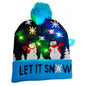 LED Light Up Knitted Beanie Hats