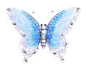 Butterfly Wall Decor With Blue Wing Scales