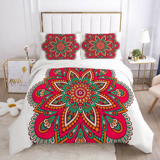 Boho Dreamcatcher & Mandala Duvet Cover Set – Twin, Full, Queen & King Bedding Collection