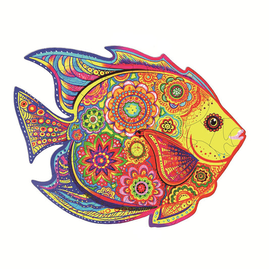 Tropical Harmony Fish Wooden Puzzles Collection