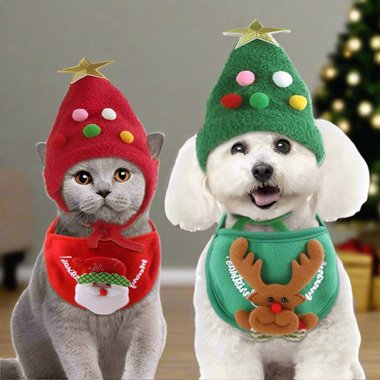 Adorable Christmas Pet Hats