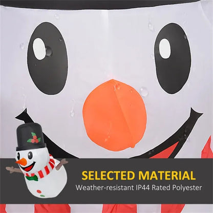 Window Surprise Snowman LED Inflatable