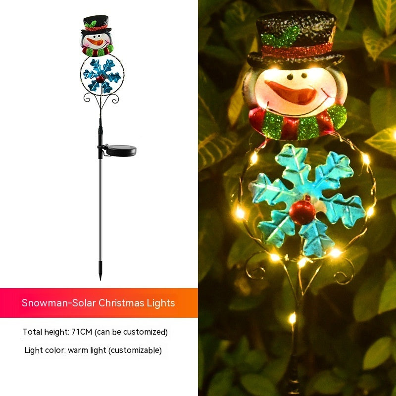 Solar Powered Christmas LED Ground Stake Lights