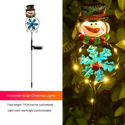 Solar Powered Christmas LED Ground Stake Lights