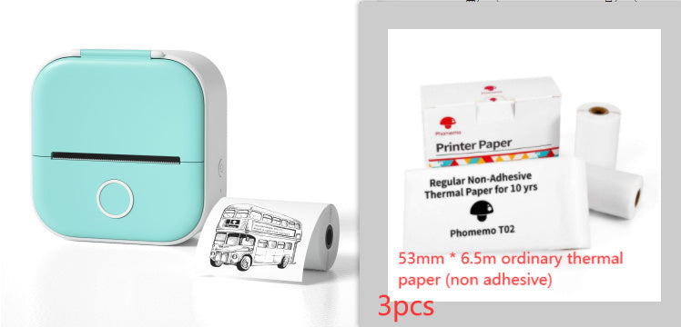 Portable Mini Thermal Label Printer Bluetooth