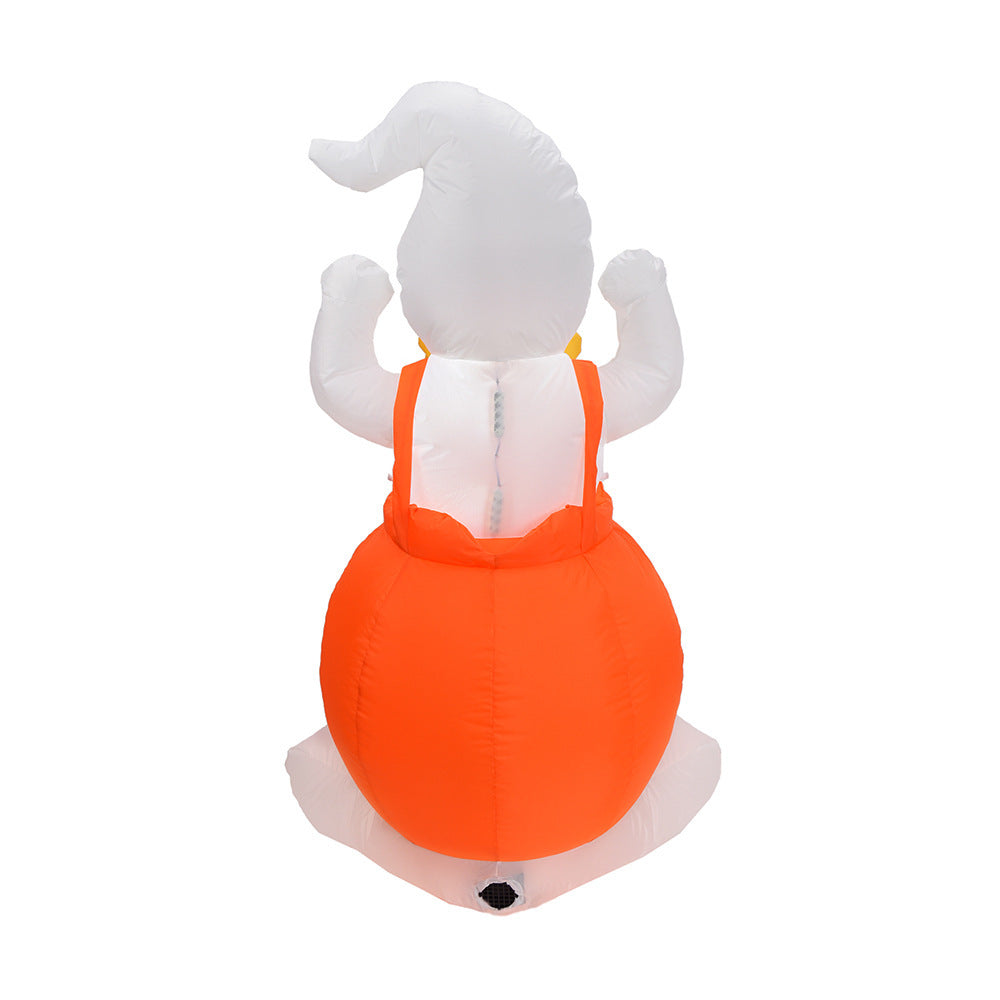 Pumpkin Ghost Inflatable Halloween Lawn Decoration