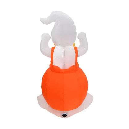 Pumpkin Ghost Inflatable Halloween Lawn Decoration