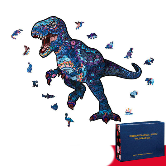 Tyrannosaurus Rex Shaped Wooden Puzzle