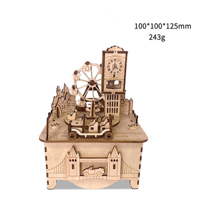 Wooden Music Box Series Manual Diy 3d Puzzles