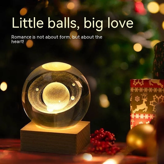 Crystal Ball Light with 3D Interior Designs