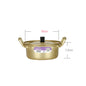 Korean Instant Noodle Pot Ramen Pot Red Gold