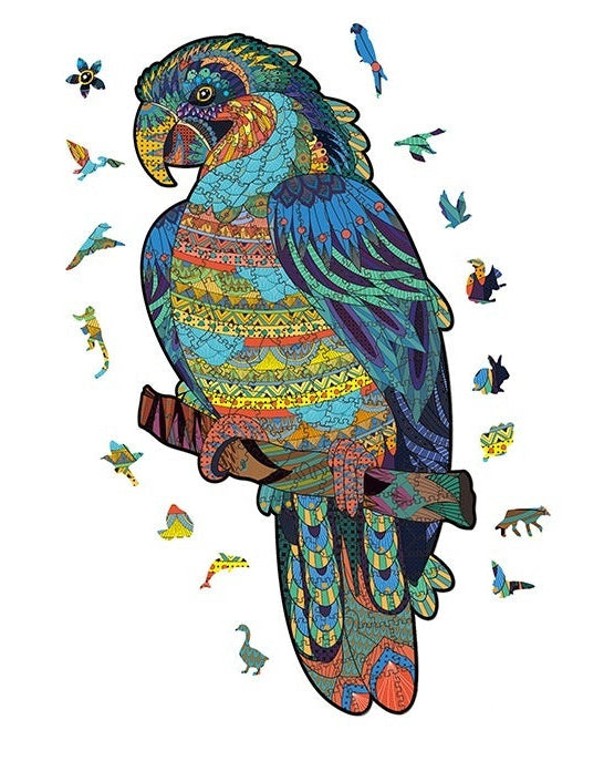 Colorful Bird Wooden Puzzles