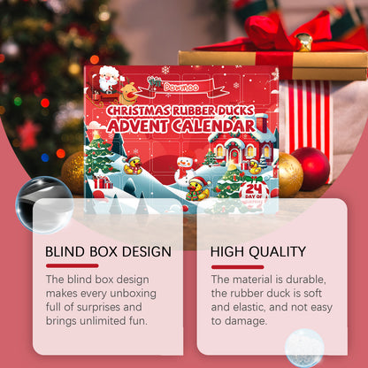 24 Grid Rubber Duck Christmas Advent Blind Box