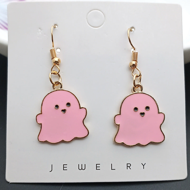 Adorable Dangling Ghost Earrings