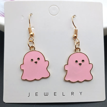 Adorable Dangling Ghost Earrings