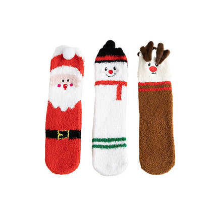 Cozy Thick Wool Fleece Christmas Socks