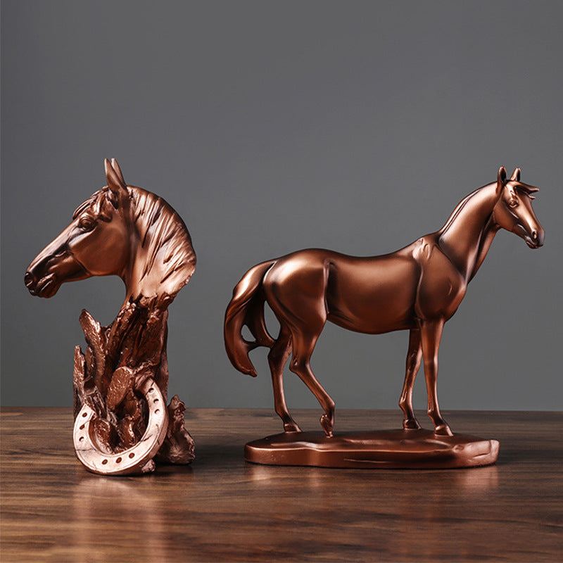 Beautiful Bronze Horse Figures 10-12"