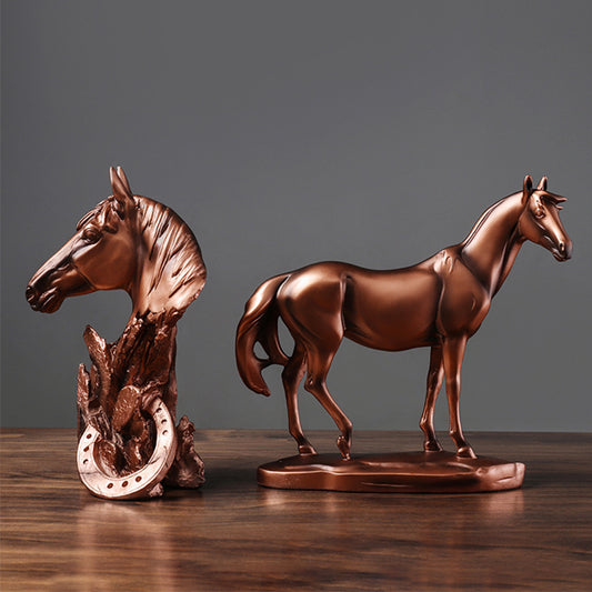 Beautiful Bronze Horse Figures 10-12"