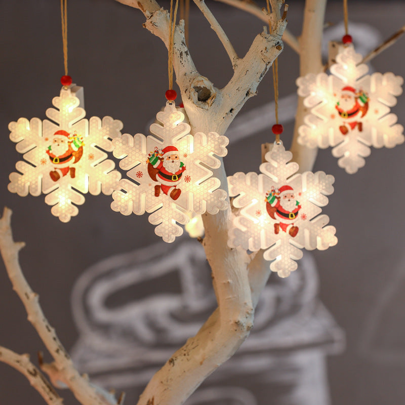 Christmas Snowflake Hanging Lights