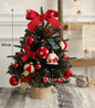 Miniature Artificial Decorated Christmas Tree With Lights