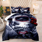 Gothic Skull Comforter Set – Dark Alternative Bedding Collection