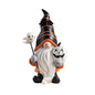 Halloween Pumpkin Gnome Resin Decor