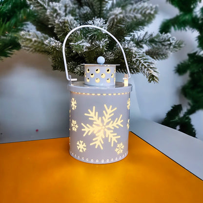 Christmas Flameless Candle Old-Fashioned Lantern