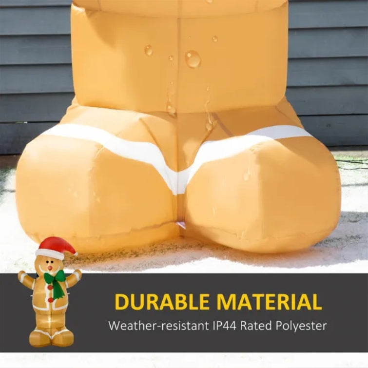 Gingerbread Man 6FT LED Inflatable