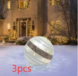 Various Christmas Ornament Inflatable Ball Outdoor PVC 24"(60cm)