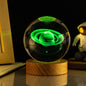 Crystal Ball Night Light: Milky Way, Solar System, Rain Cloud, Astronaut, Christmas, Whale, Heart, Jellyfish