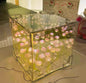 Mirror Cube Tulip Light Box