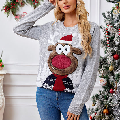 Silly Reindeer Christmas Sweater