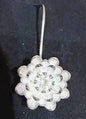Sterling Silver Lotus Flower Hook Earrings