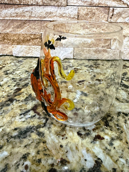 Spooky Spirits 3D Halloween Glasses – Pumpkin, Ghost, Black Cat & Spiderweb